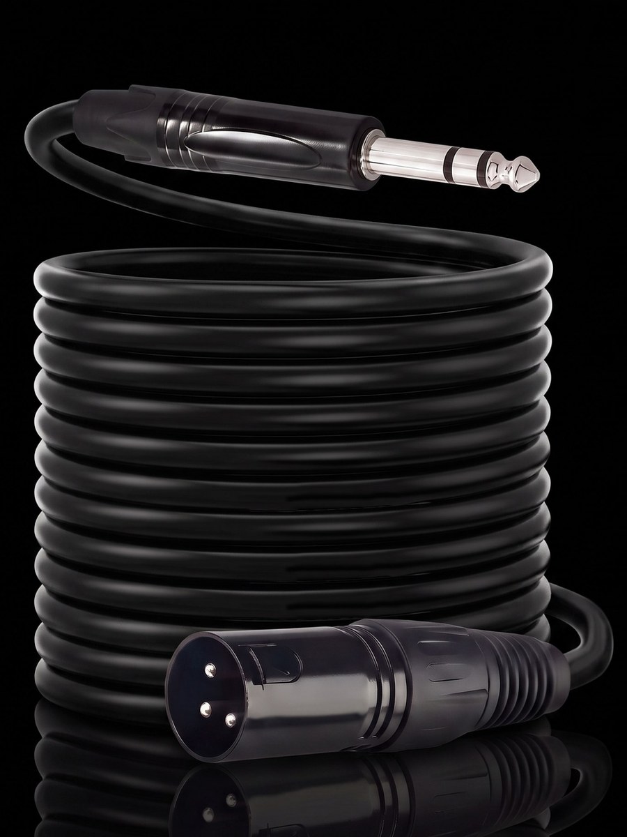 Кабель Jack 6.3 (папа) — XLR, 10 м
