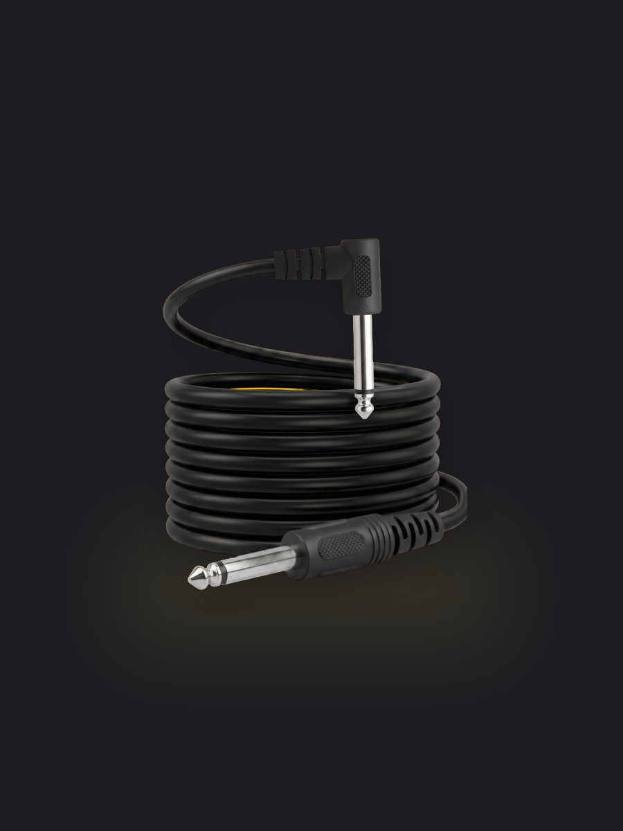 Кабель Jack 6.3 угловой, 1.5 м